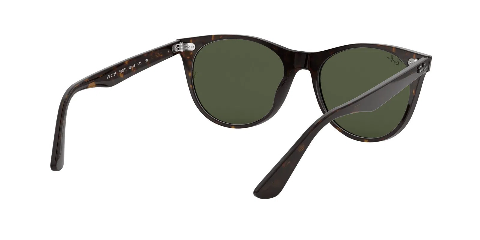 Ray-Ban Wayfarer Ii 2185 Sunglasses - Havana On Trasparent Light Bro - view 8